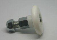 Bild einer oberen Laufrolle mit Achse